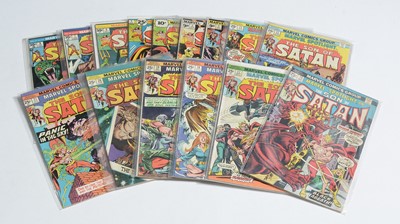 Lot 671 - The Son of Satan Comics by Marvel