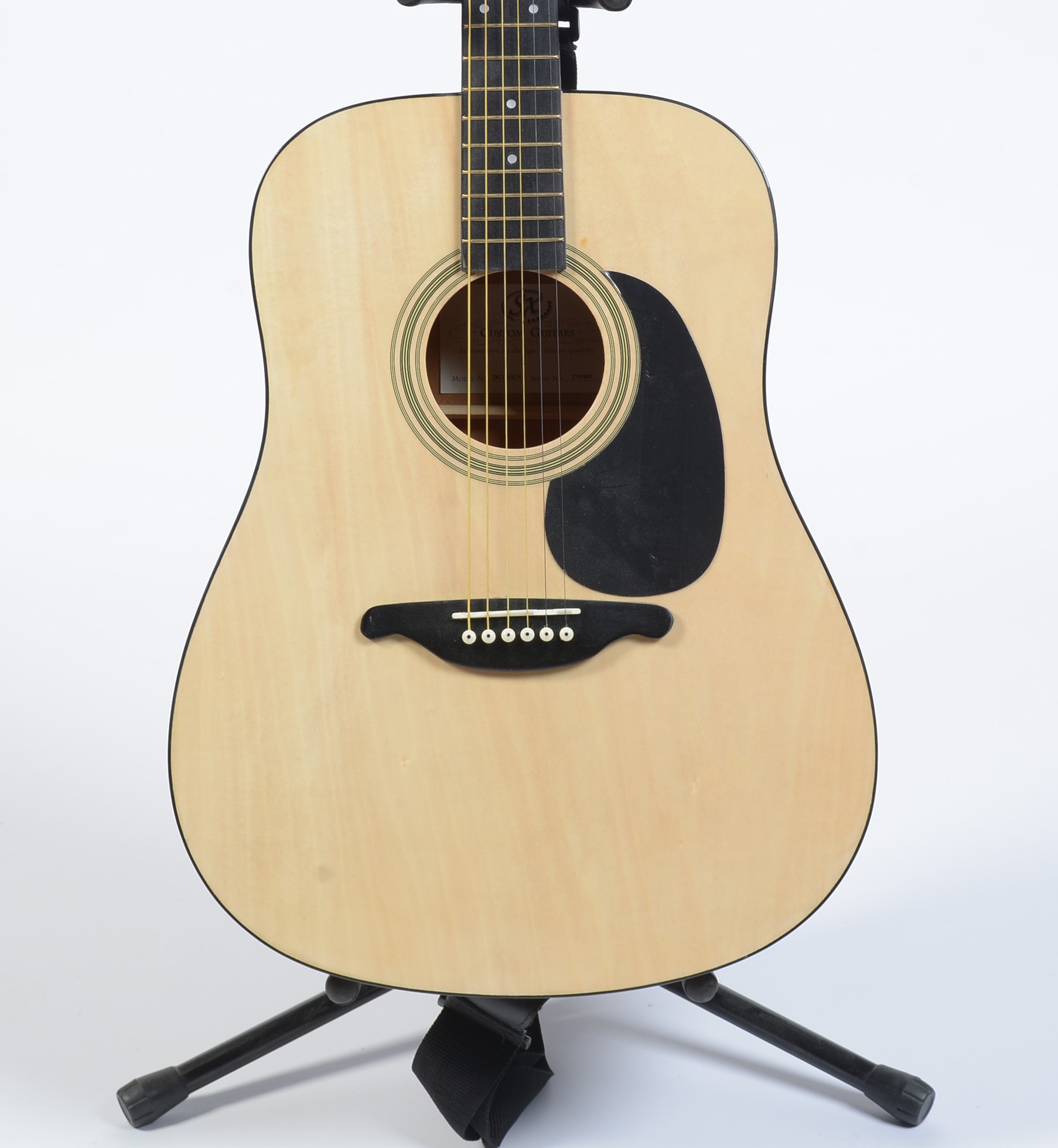 Lot 843 - SX Custom DG150K/NA acoustic guitar