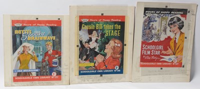 Lot 761 - Original Front Cover Artwork Fleetway Publications' comic "Schoolgirls' Own Library"