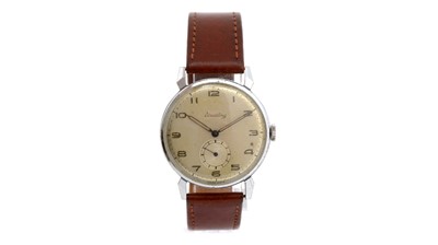 Lot 540 - Breitling: an Art Deco steel cased manual-wind wristwatch