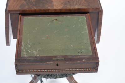 Lot 946 - Attributed to William Trotter of Edinburgh: two Regency mahogany work tables