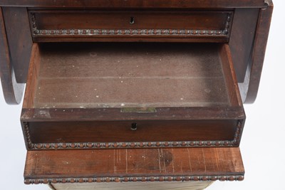 Lot 946 - Attributed to William Trotter of Edinburgh: two Regency mahogany work tables