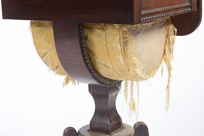 Lot 946 - Attributed to William Trotter of Edinburgh: two Regency mahogany work tables