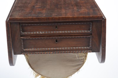 Lot 946 - Attributed to William Trotter of Edinburgh: two Regency mahogany work tables