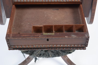 Lot 946 - Attributed to William Trotter of Edinburgh: two Regency mahogany work tables
