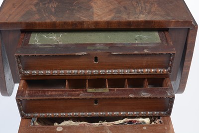 Lot 946 - Attributed to William Trotter of Edinburgh: two Regency mahogany work tables