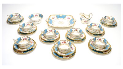 Lot 911 - A Coalport 'Batwing' teaset