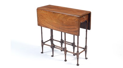 Lot 1460 - A George III mahogany spider leg table