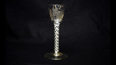 Lot 947 - 18th Century wine glass