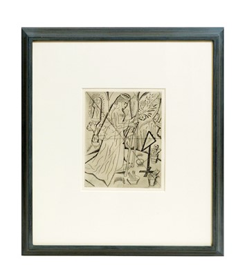 Lot 179 - David Jones - Kneeling Bride | copper plate engraving