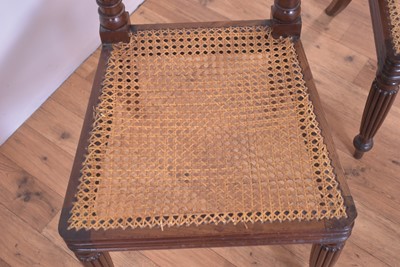 Lot 23 - A pair of 19th Century mahogany bar back dining chairs in the manner of Gillows