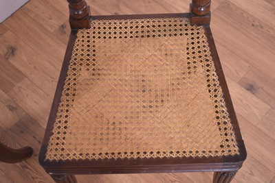 Lot 23 - A pair of 19th Century mahogany bar back dining chairs in the manner of Gillows