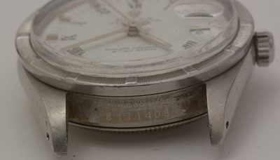 Lot 1039 - Rolex Oyster Perpetual Date: a steel cased automatic wristwatch
