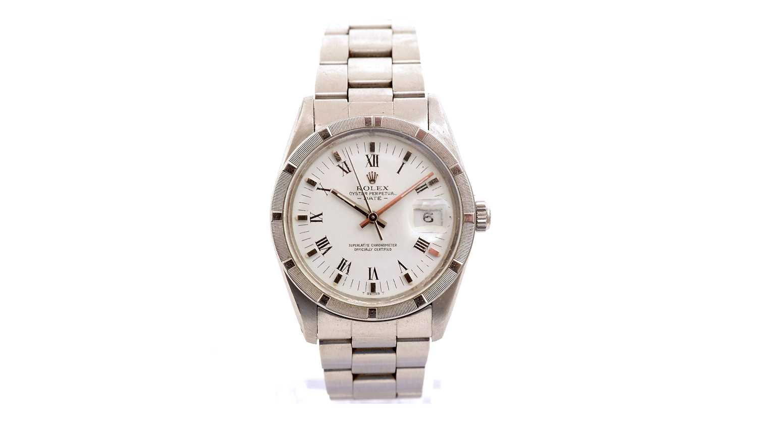 Lot 1039 - Rolex Oyster Perpetual Date: a steel cased automatic wristwatch
