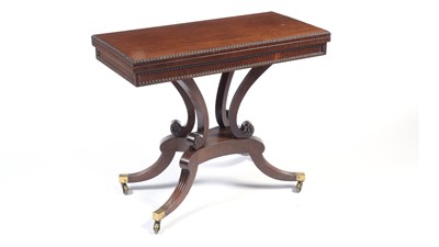 Lot 1419 - A Regency mahogany tea table in the manner of William Trotter of Edinburgh
