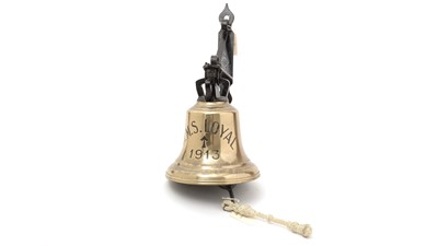 Lot 1076 - The ship's bell of H.M.S. Loyal