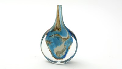 Lot 80 - Mdina slice cut lollipop vase attributed to Joseph Said