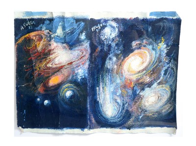 Lot 223 - Antoni Sulek - Galactic Skies | oil