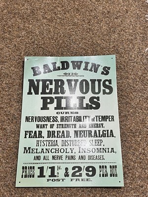 Lot 388 - A collection of enamel advertising and other wall signs