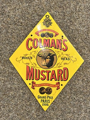 Lot 388 - A collection of enamel advertising and other wall signs