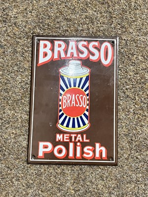 Lot 388 - A collection of enamel advertising and other wall signs