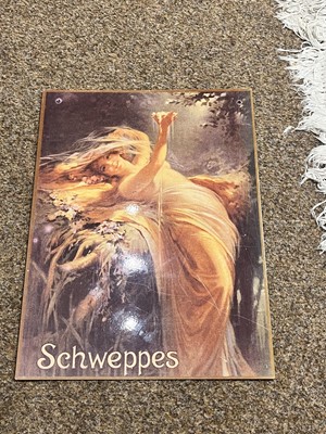 Lot 388 - A collection of enamel advertising and other wall signs