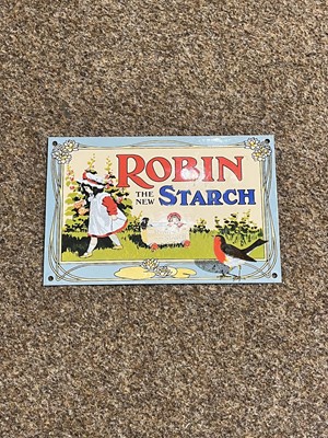 Lot 388 - A collection of enamel advertising and other wall signs