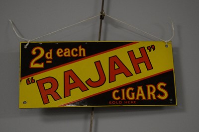 Lot 389 - Two enamel tobacco advertising signs