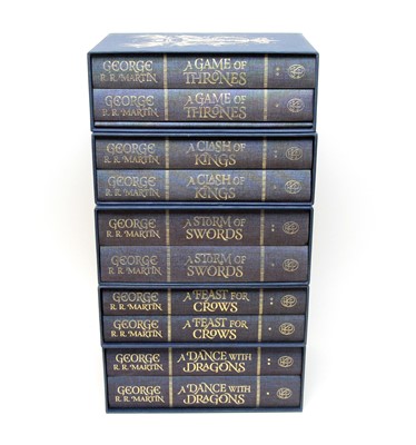 Lot 420 - Folio Society George R. R. Martin boxsets