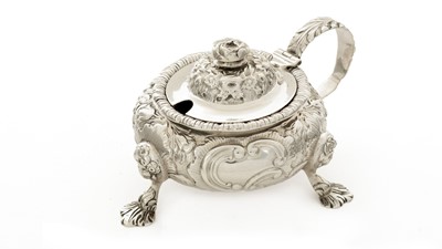 Lot 184 - A late Victorian Scottish mustard pot