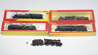 Lot 56 - Five Hornby 00-gauge locomotives and tenders