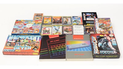 Lot 274 - Official cassette games for Masteronic, Ocean, Sinclair and others