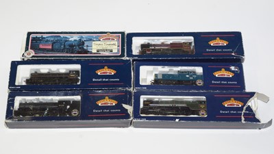 Lot 64 - Six Bachmann 00-gauge locomotives and tenders