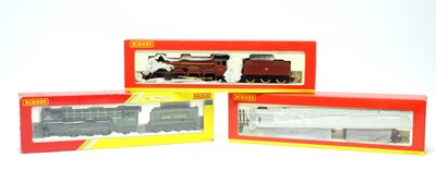 Lot 29 - Three Hornby 00-gauge locomotives and tenders, boxed.