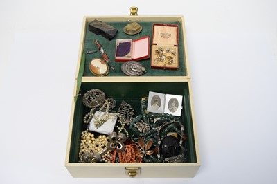Lot 125 - Scottish hard stone and other jewellery