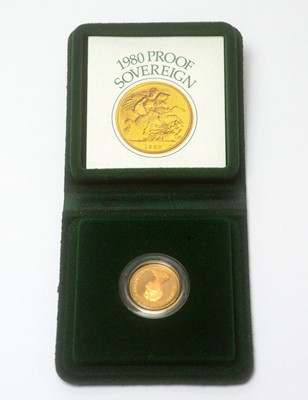 Lot 831 - Queen Elizabeth 1980 proof sovereign