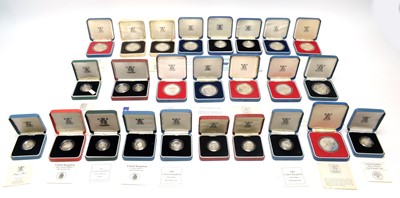 Lot 837 - A selection of silver Royal Mail commemorative coinage