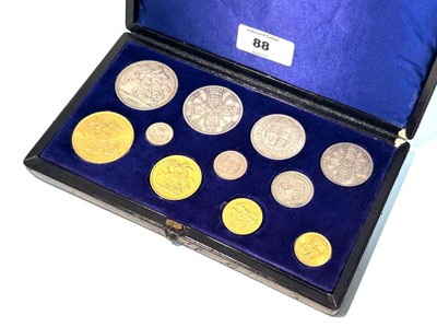 Lot 88 - A Queen Victoria 1887 Jubilee eleven-coin specimen set