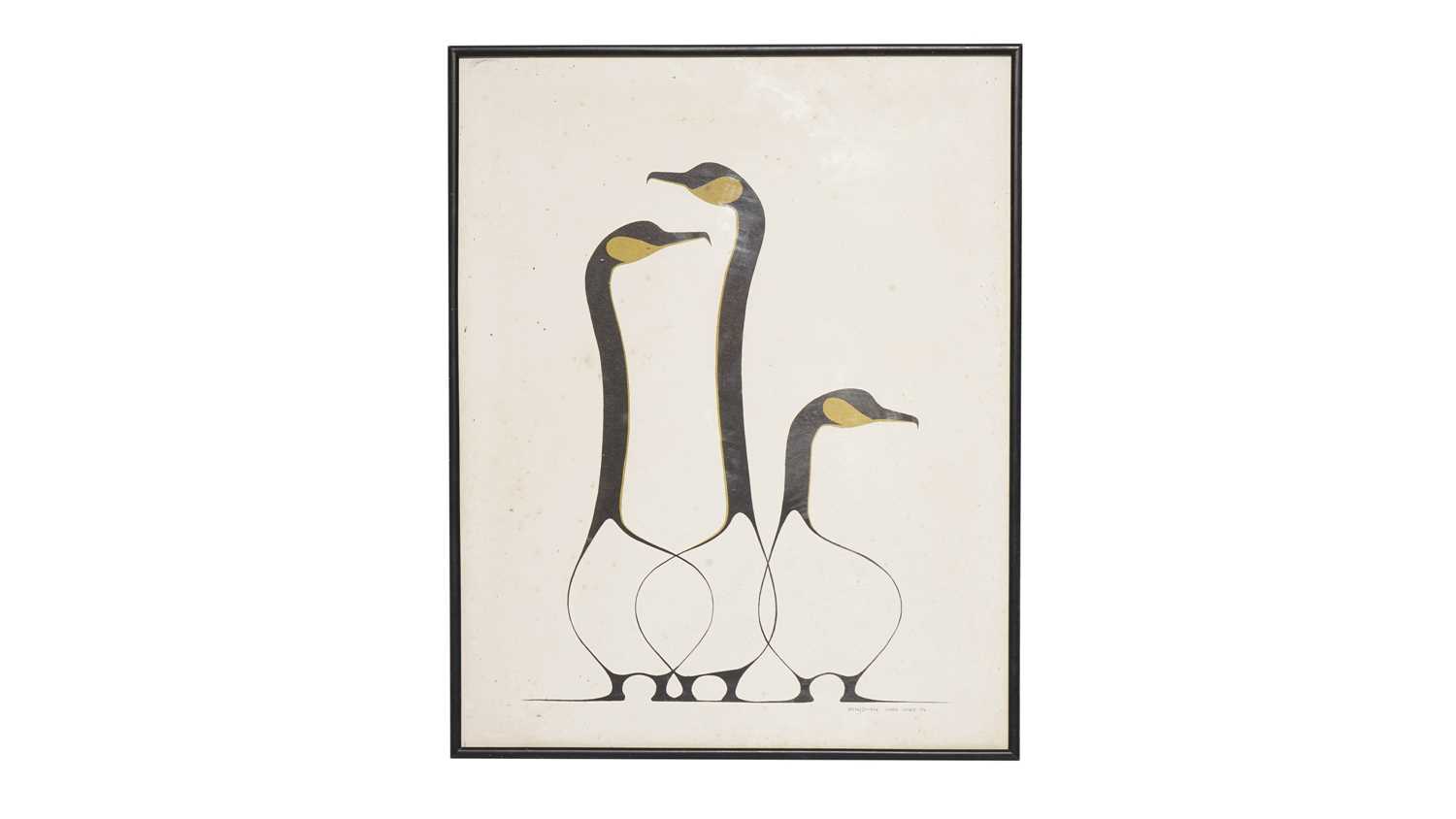 Lot 119 - Benjamin Chee Chee - Friends | lithograph