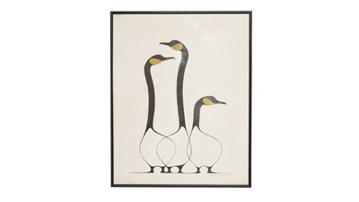 Lot 119 - Benjamin Chee Chee - Friends | lithograph