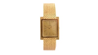 Lot 527 - Jaeger LeCoultre: an 18ct yellow gold cased manual-wind wristwatch