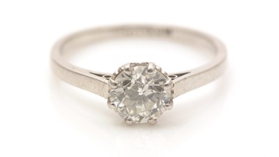 Lot 632 - A single stone solitaire diamond ring