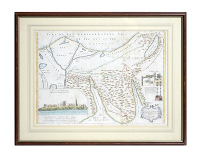 Lot 1005 - Thomas Shaw - A map of the Sinai Peninsula | copperplate engraving