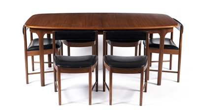 Lot 17 - McIntosh of Kirkcaldy: A retro teak dining table and six chairs