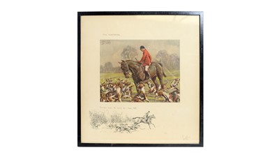 Lot 1023 - "Snaffles" Charles Johnson Payne - The Huntsman | colour collotype