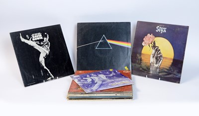 Lot 1035 - 15 mixed Rock LPs