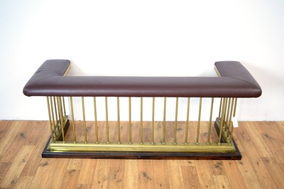 Lot 47 - A 20th Century club fire fender