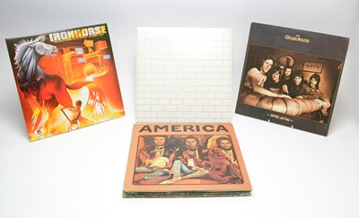 Lot 1094 - 10 mixed rock LPs