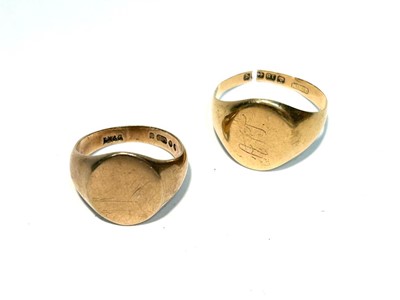 Lot 207 - Two gold rings