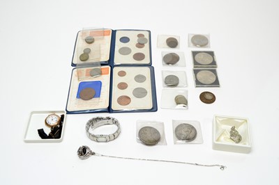 Lot 267 - A rose gold cased Rolex wristwatch; and other items